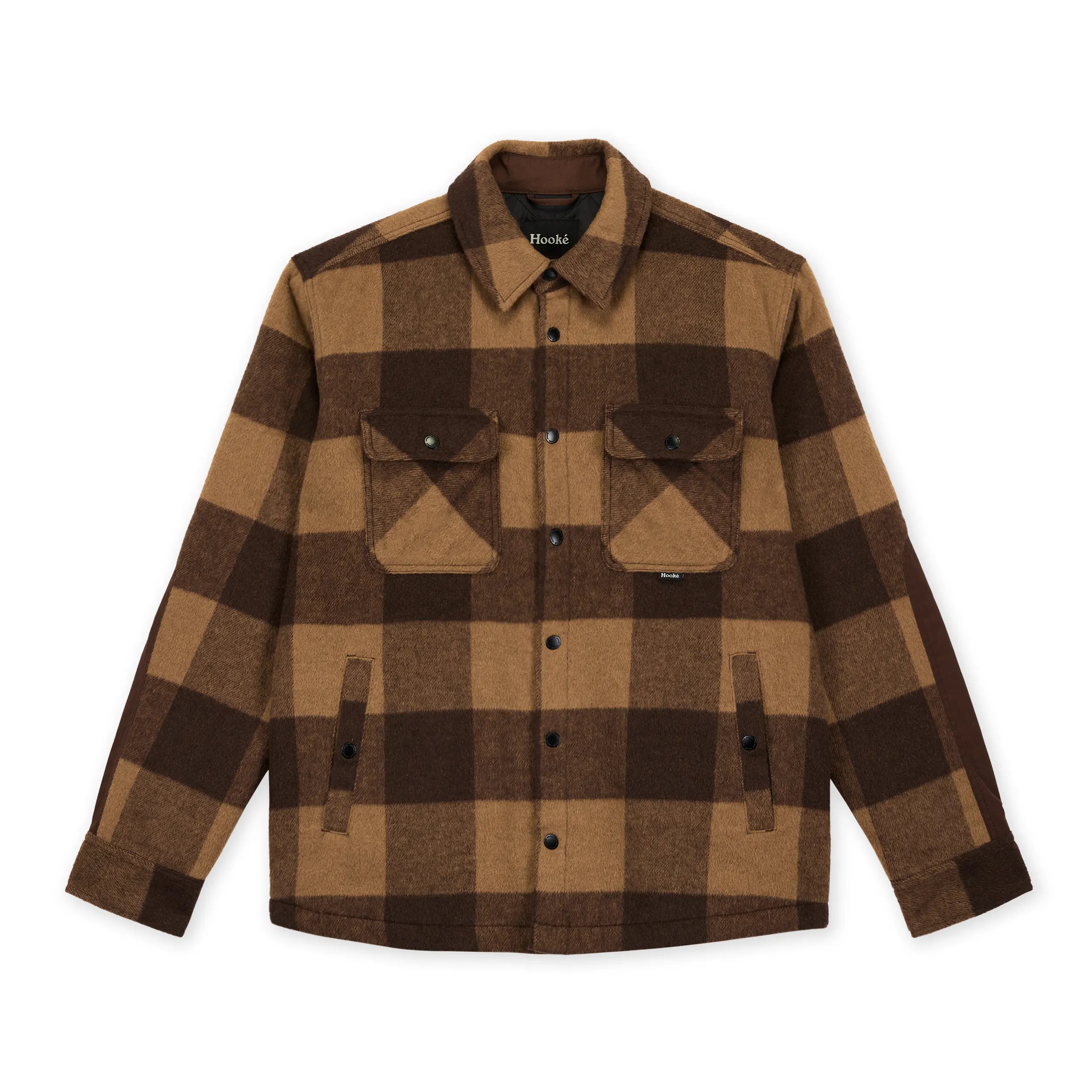 Sur-Chemise Canadienne Brune Multi Hooké