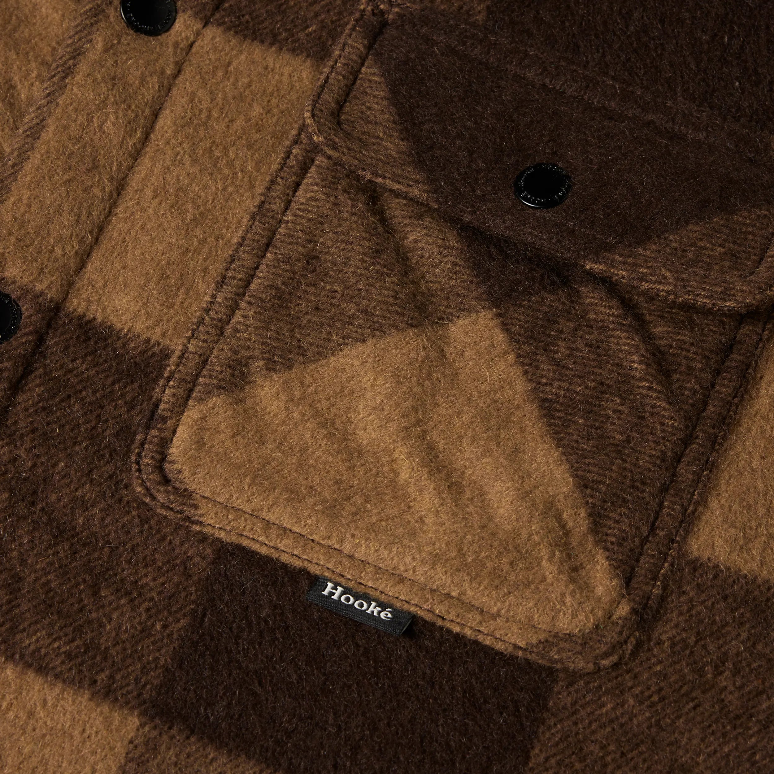 Sur-Chemise Canadienne Brune Multi Hooké