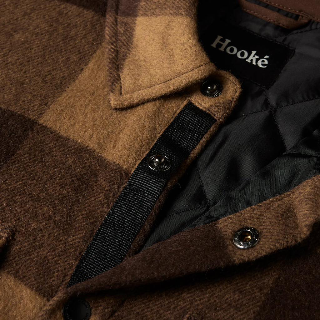 Sur-Chemise Canadienne Brune Multi Hooké