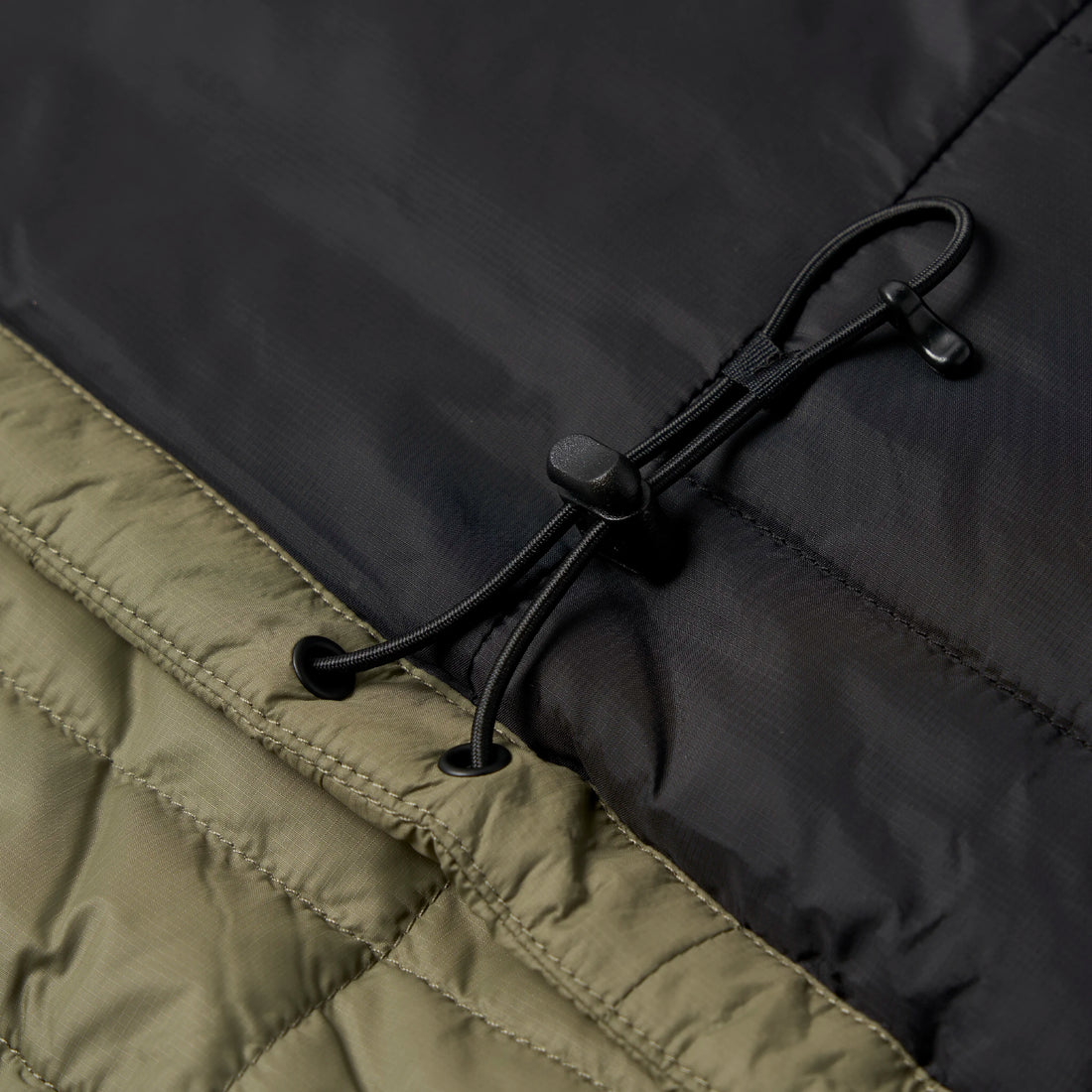 Manteau Seasonal Lightweight Insulated Hood Olive Hooké
