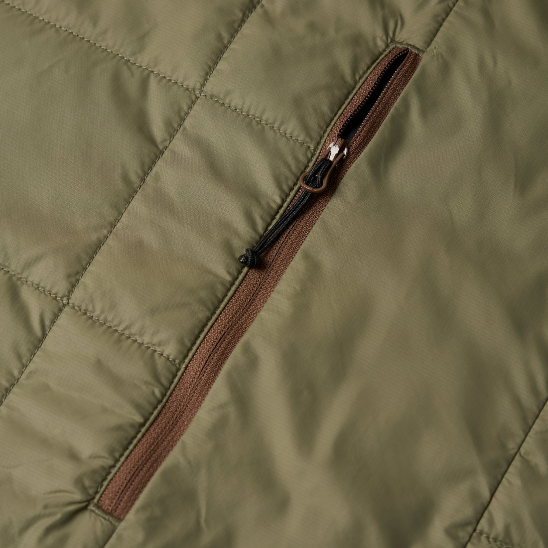 Manteau Seasonal Lightweight Insulated Hood Olive Hooké