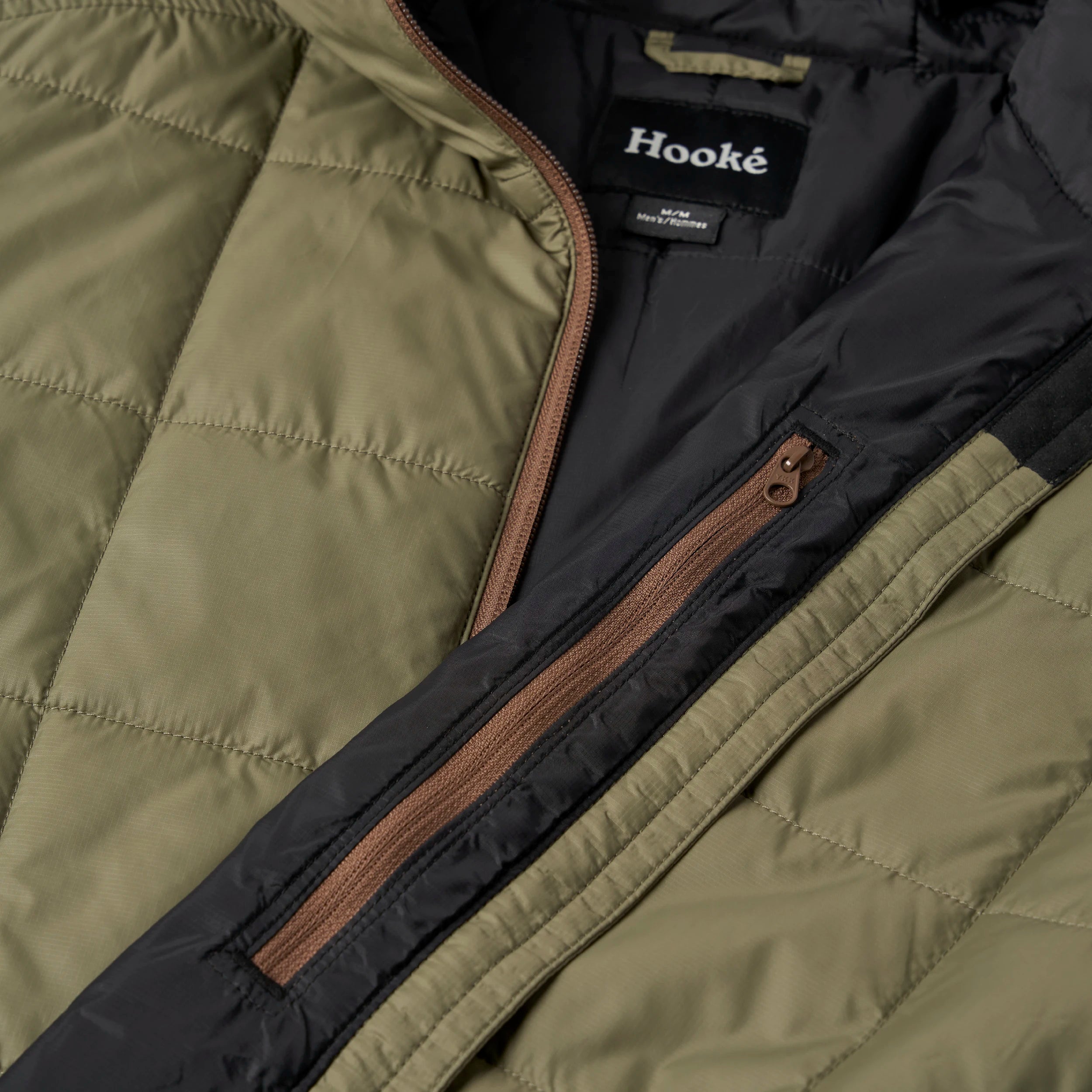 Manteau Seasonal Insulated Hood LW Olive Hooké