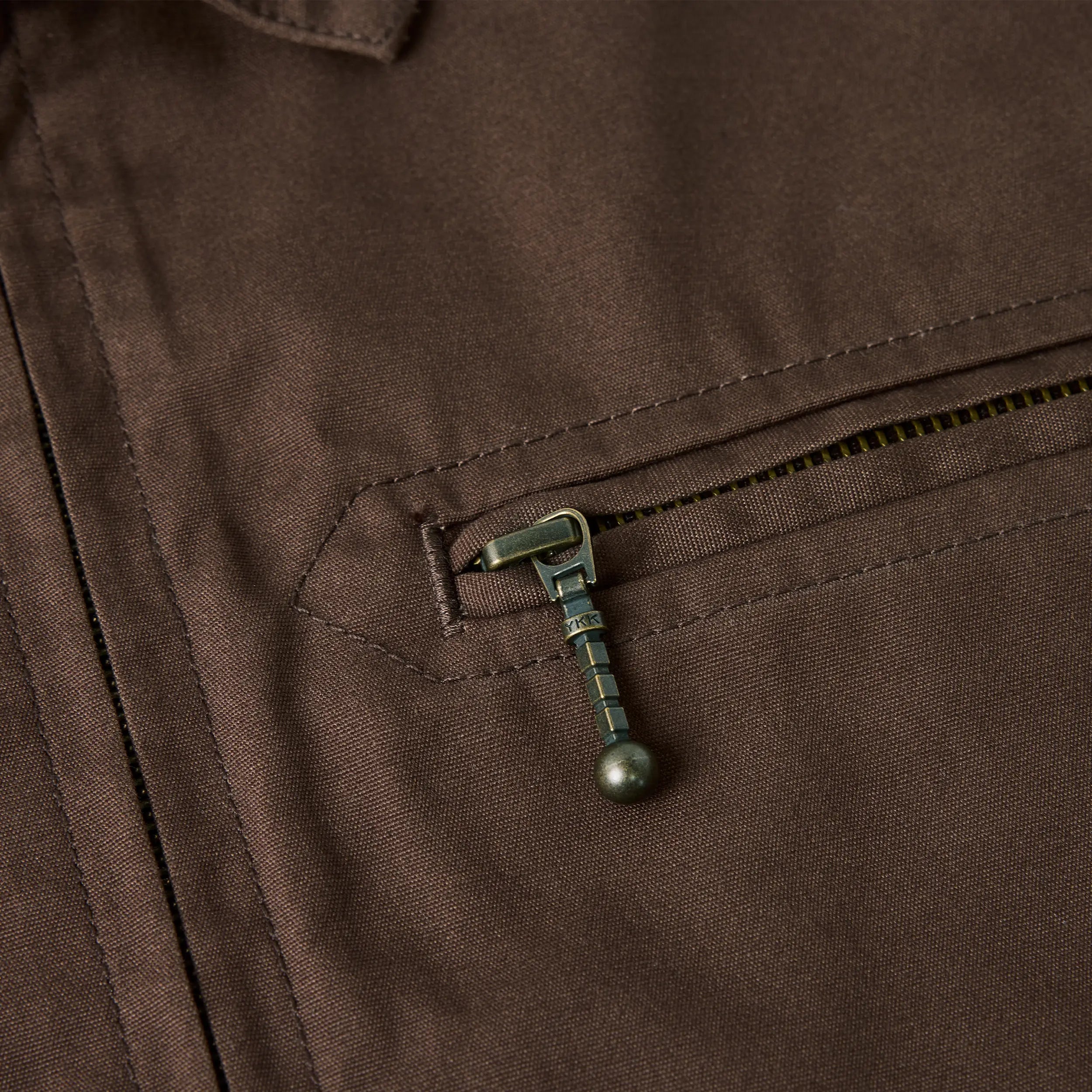 Dark Brown Light Work Jacket Hooké