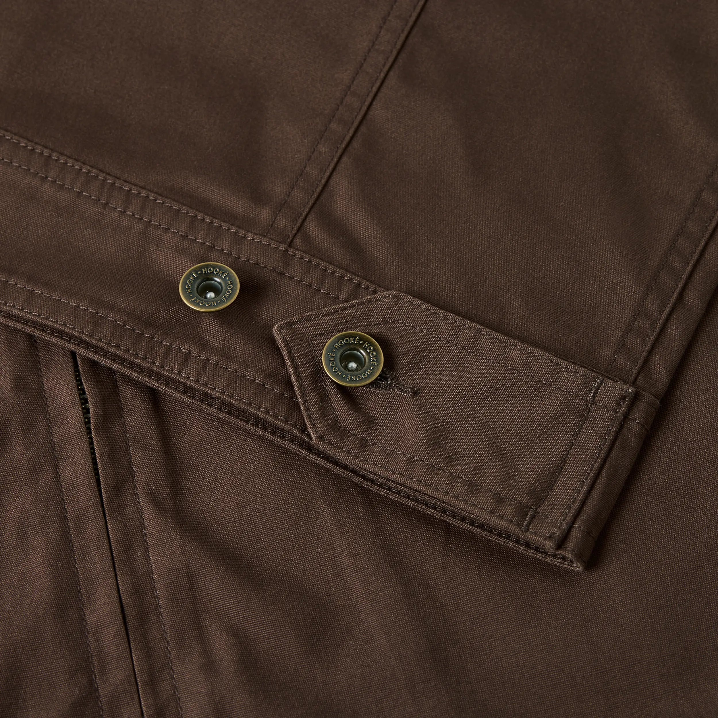 Dark Brown Light Work Jacket Hooké