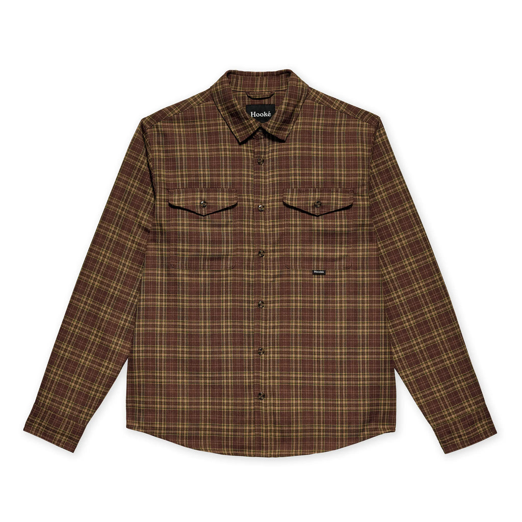 Chemise Canadian Overland Flanel Brun & Beige Hooké