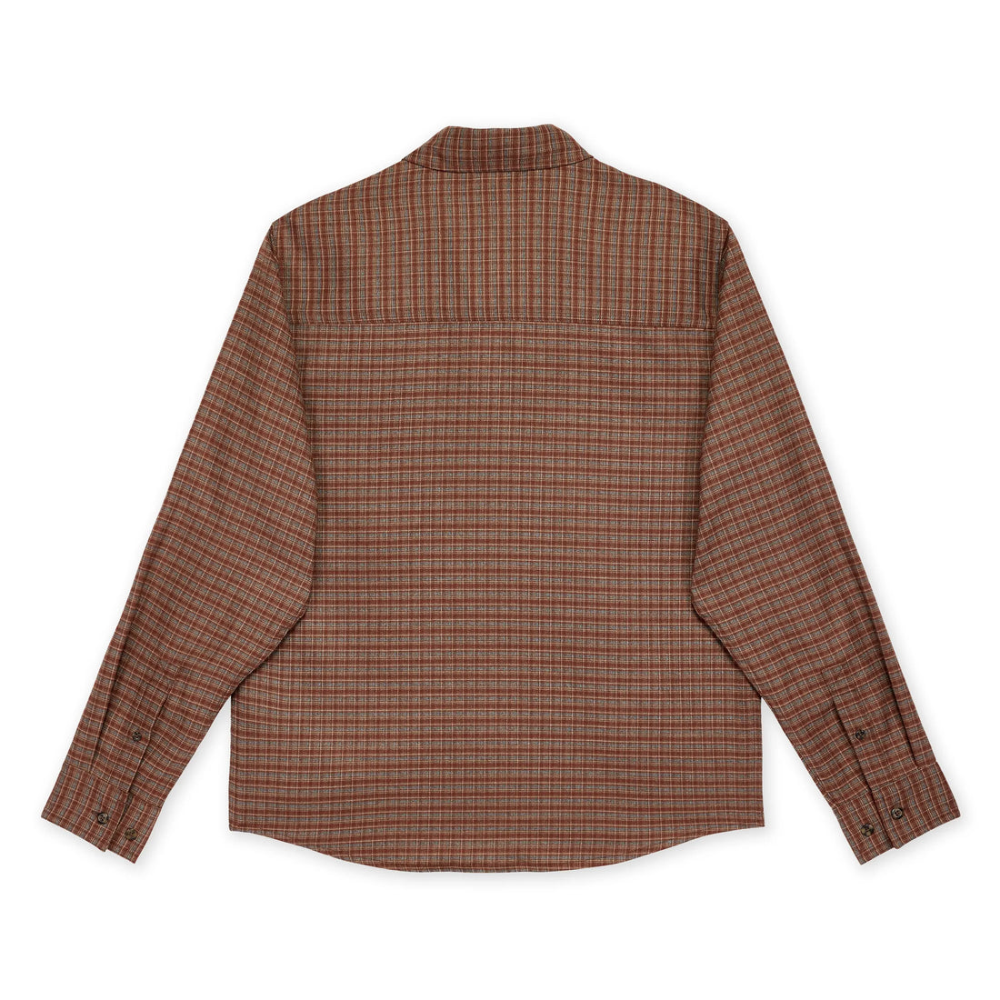 Chemise Overland Flannel Bourgogne & Gris Hooké
