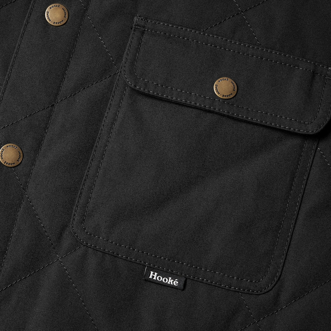 Sur-Chemise Quilted Jack Noir Hooké