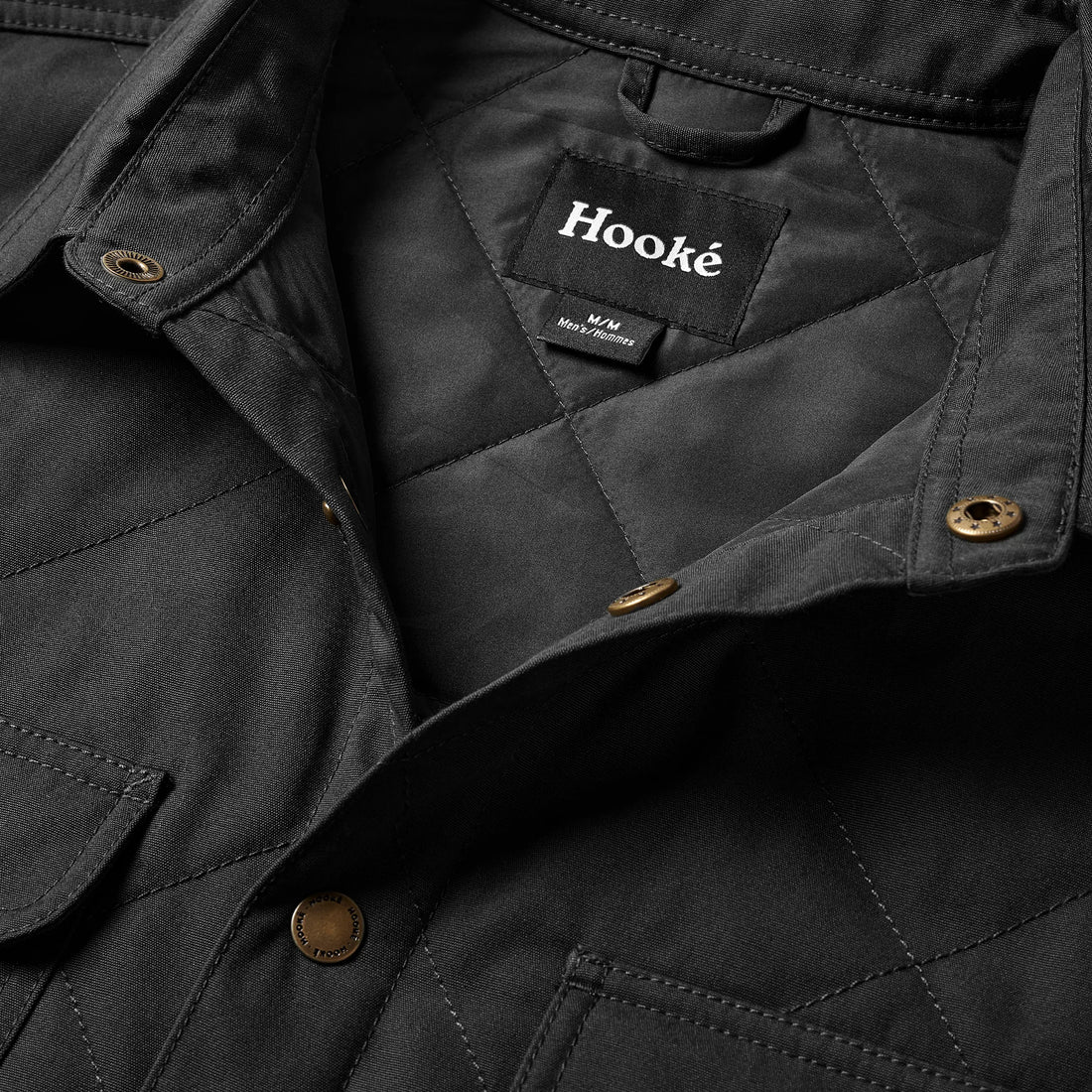 Sur-Chemise Quilted Jack Noir Hooké