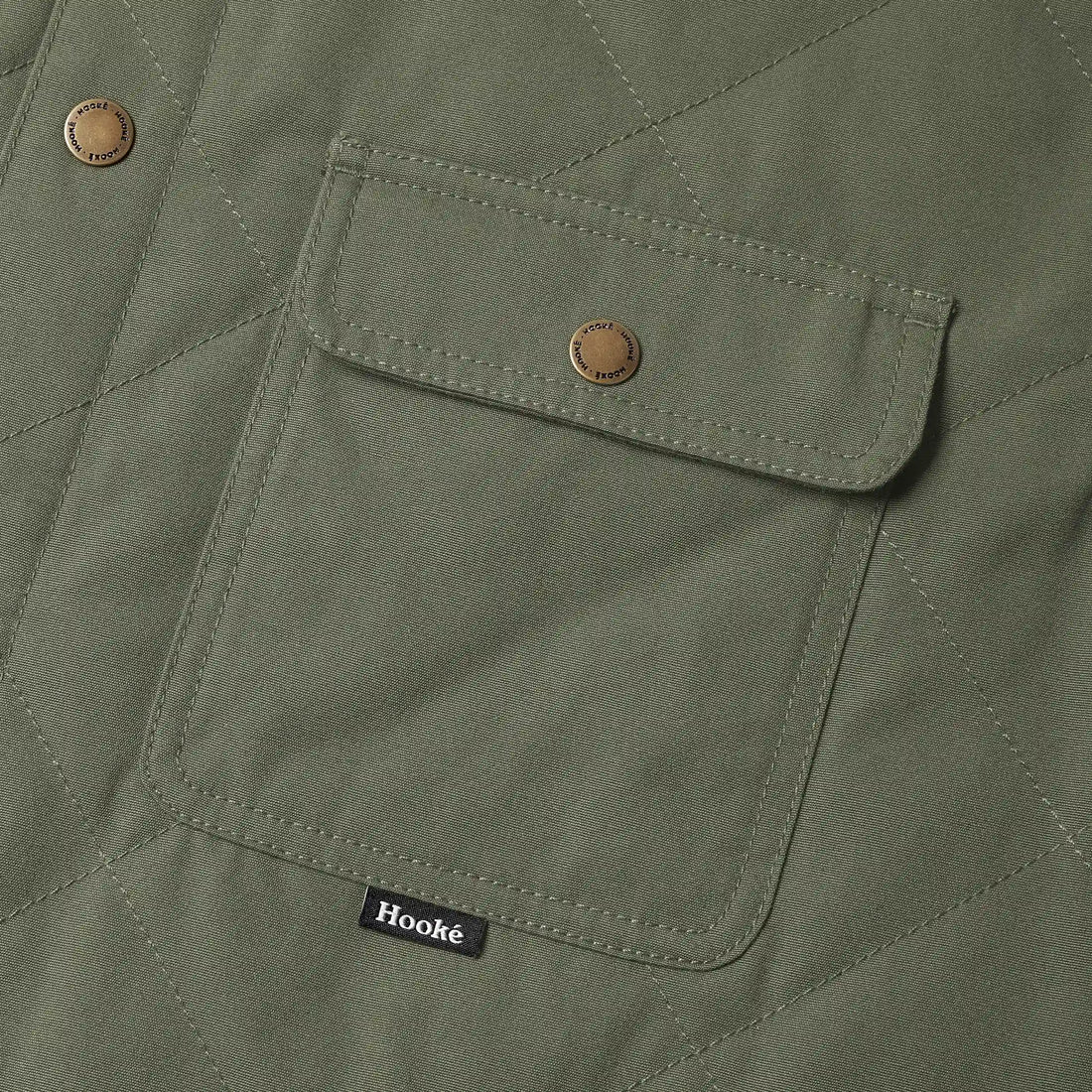 Sur-Chemise Quilted Jack Olive Hooké