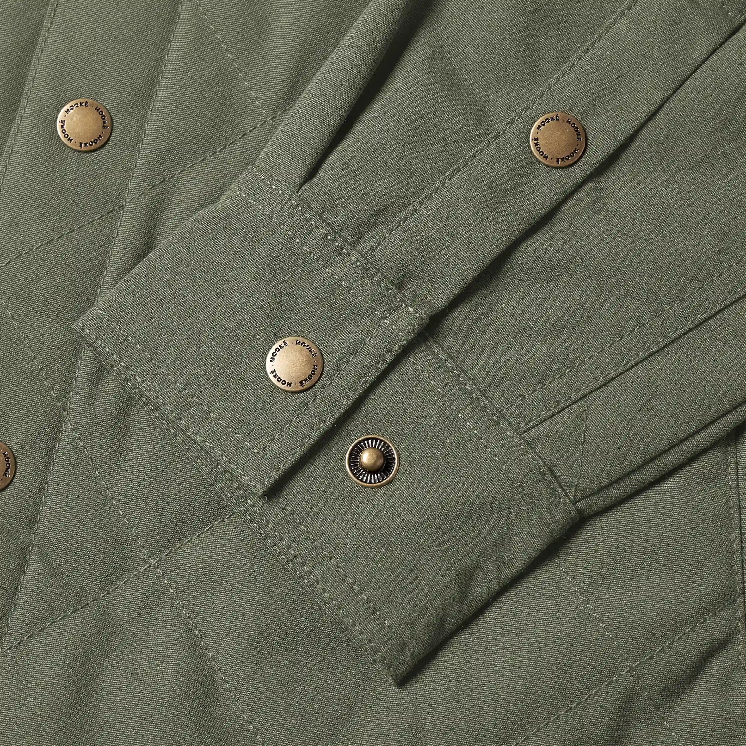 Jack Olive Hooké Quilted Overshirt