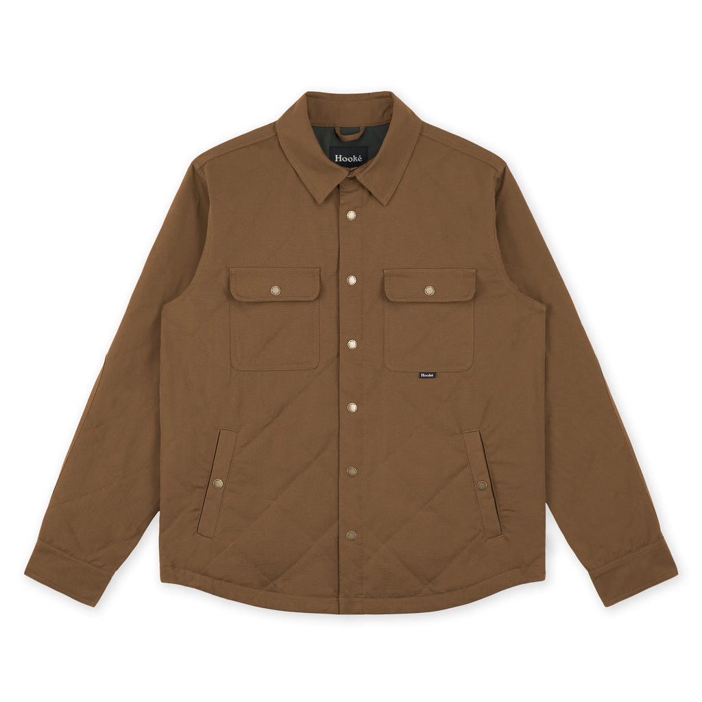 Sur-Chemise Quilted Jack Brun Caramel Hooké