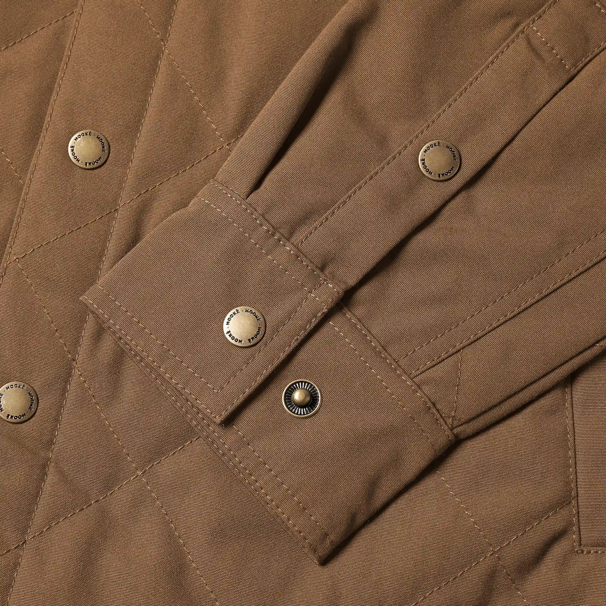 Sur-Chemise Quilted Jack Brun Caramel Hooké
