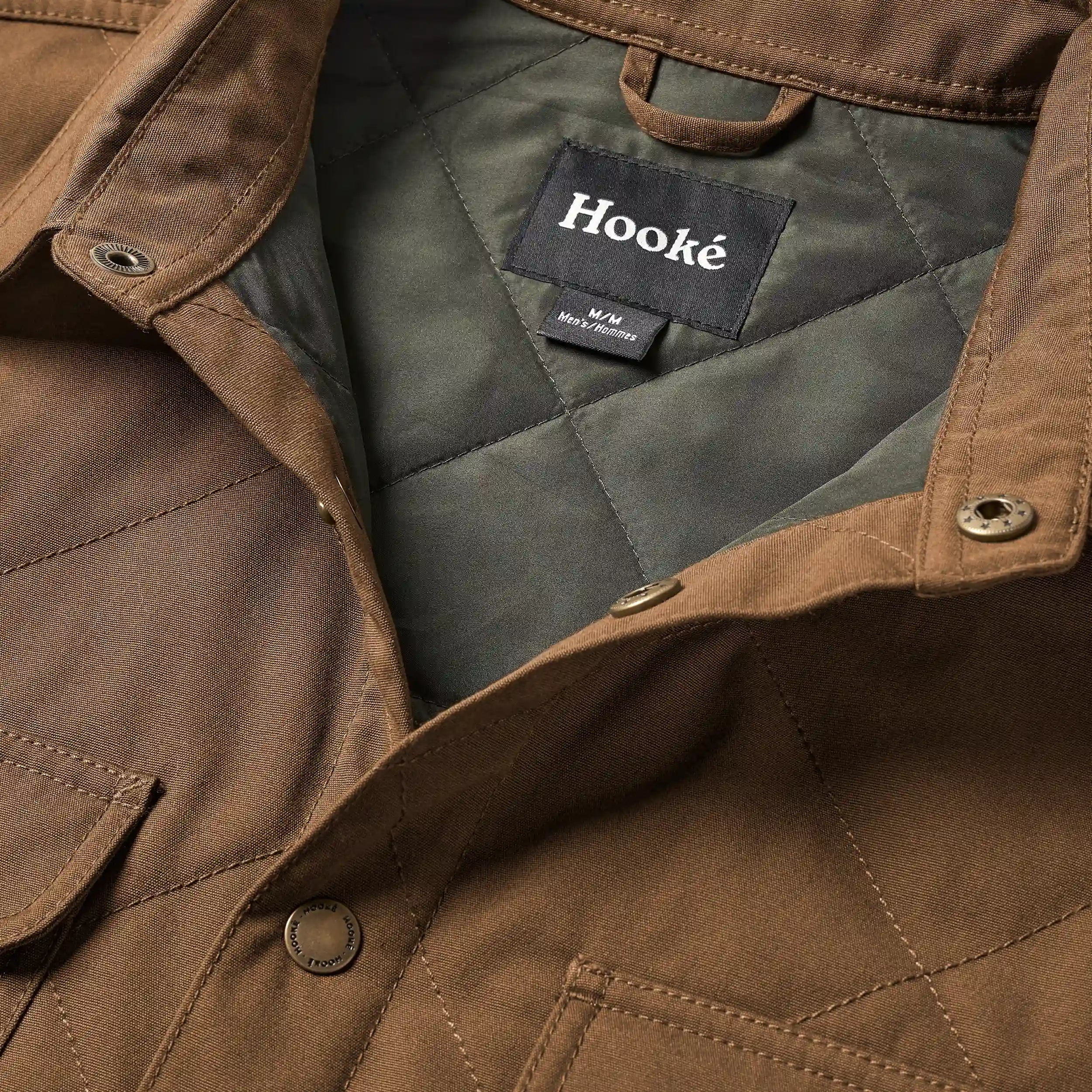 Sur-Chemise Quilted Jack Brun Caramel Hooké