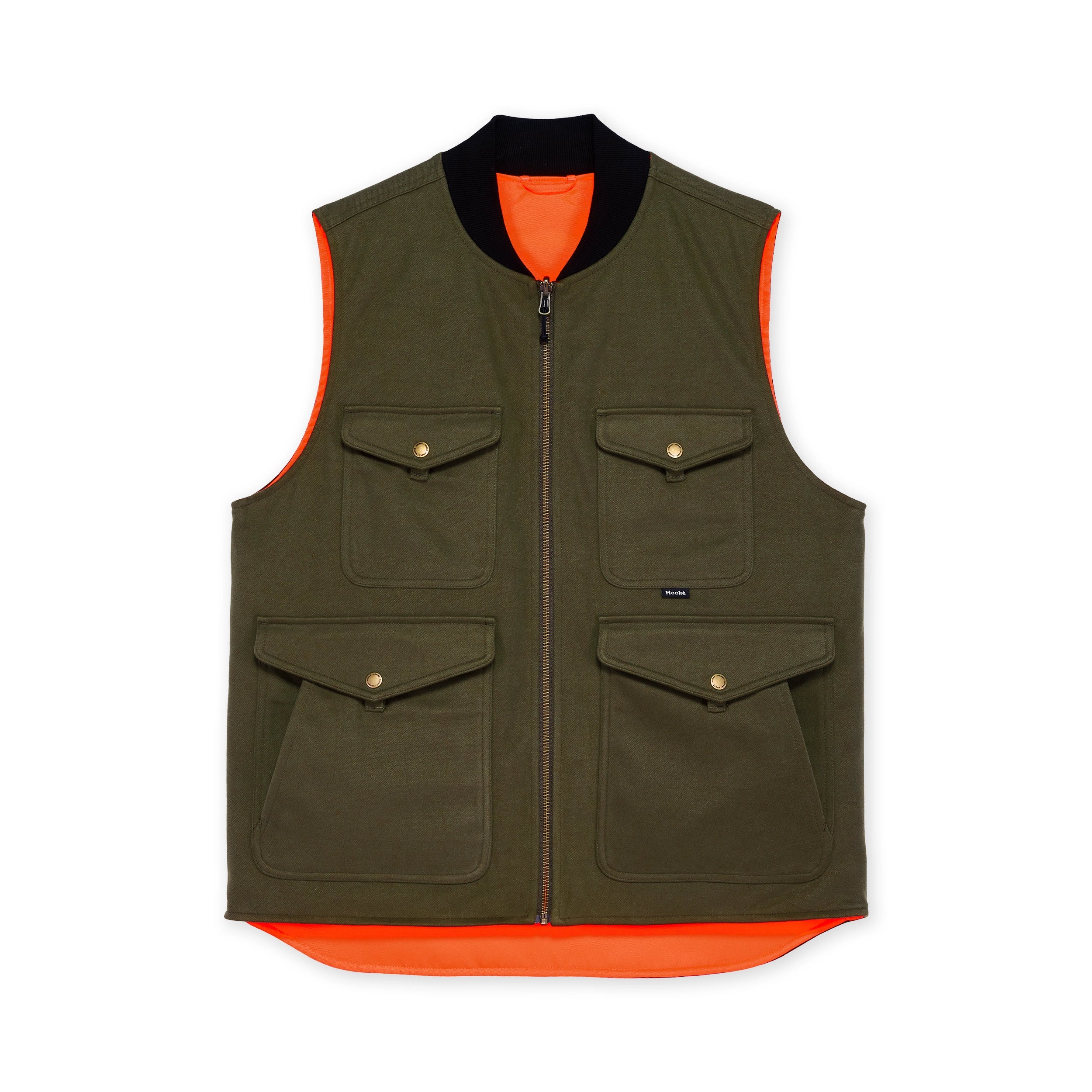 Veste Reversible Hunting Olive Foncé Hooké