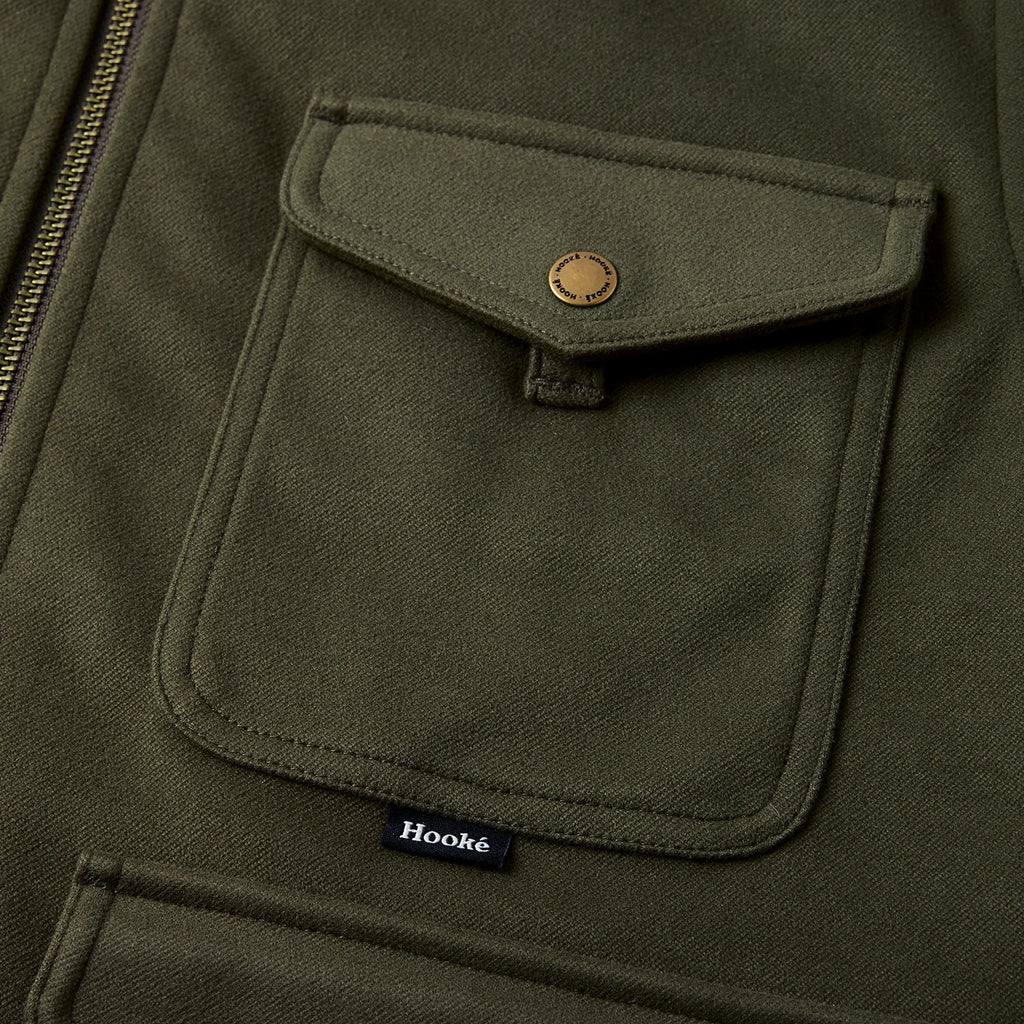 Veste Reversible Hunting Olive Foncé Hooké