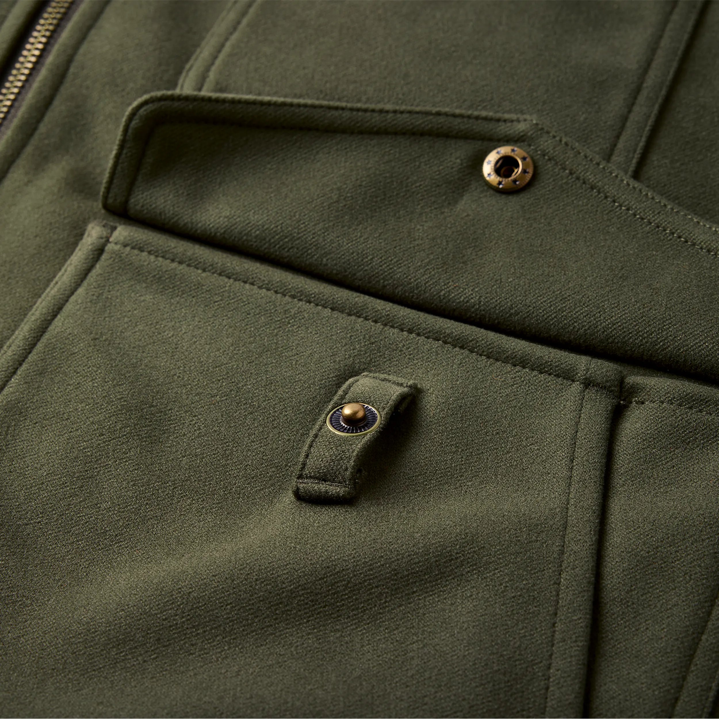 Veste Reversible Hunting Olive Foncé Hooké