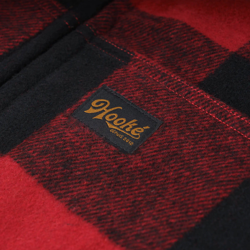 Veste W's Canadian Pile Work Rouge & Noir Hooké
