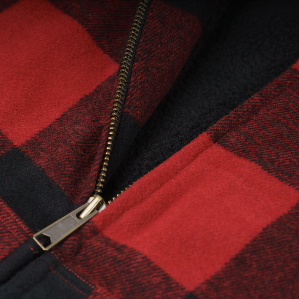 Veste W's Canadian Pile Work Rouge & Noir Hooké