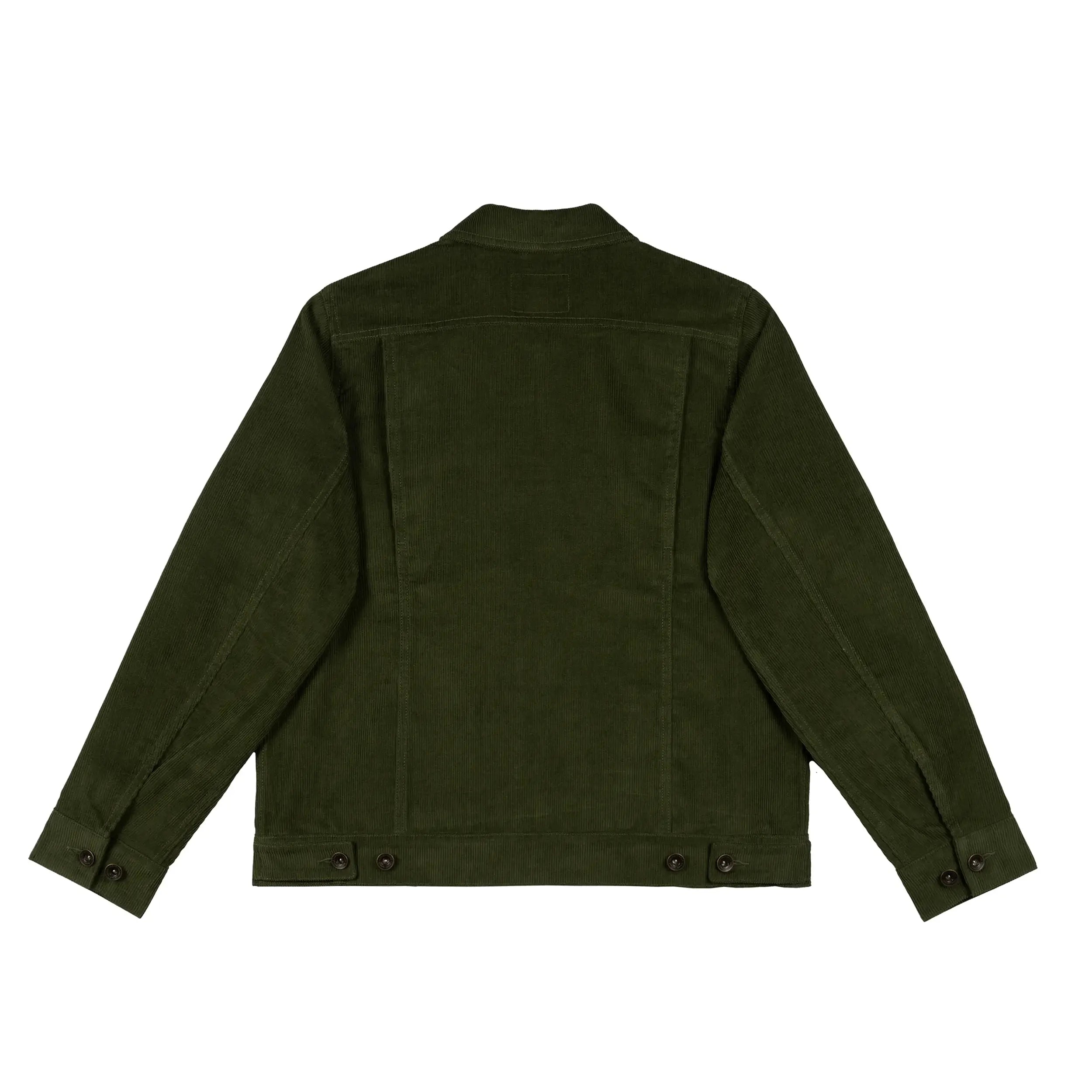 Hooké Dark Green Corduroy Trucker Work Jacket