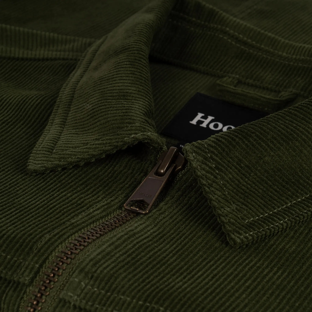 Hooké Dark Green Corduroy Trucker Work Jacket