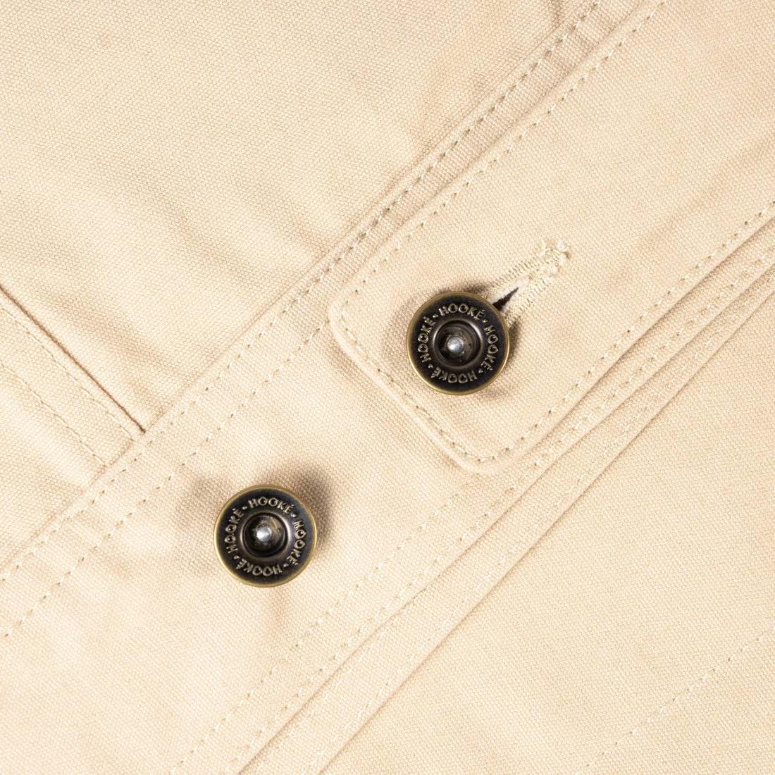 Manteau Léger de Tavail Trucker Safari Hooké
