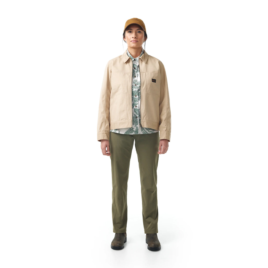 Manteau Léger de Tavail Trucker Safari Hooké