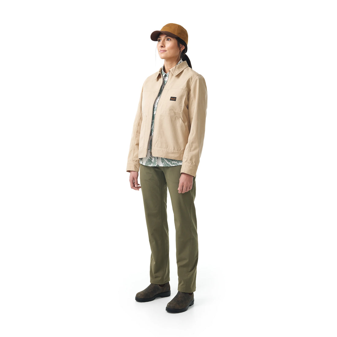Manteau Léger de Tavail Trucker Safari Hooké