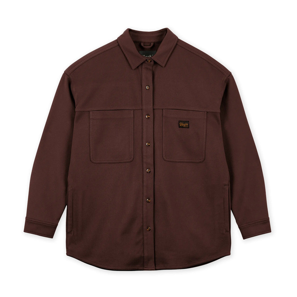 Fjord Oversized Root Beer Hooké Overshirt