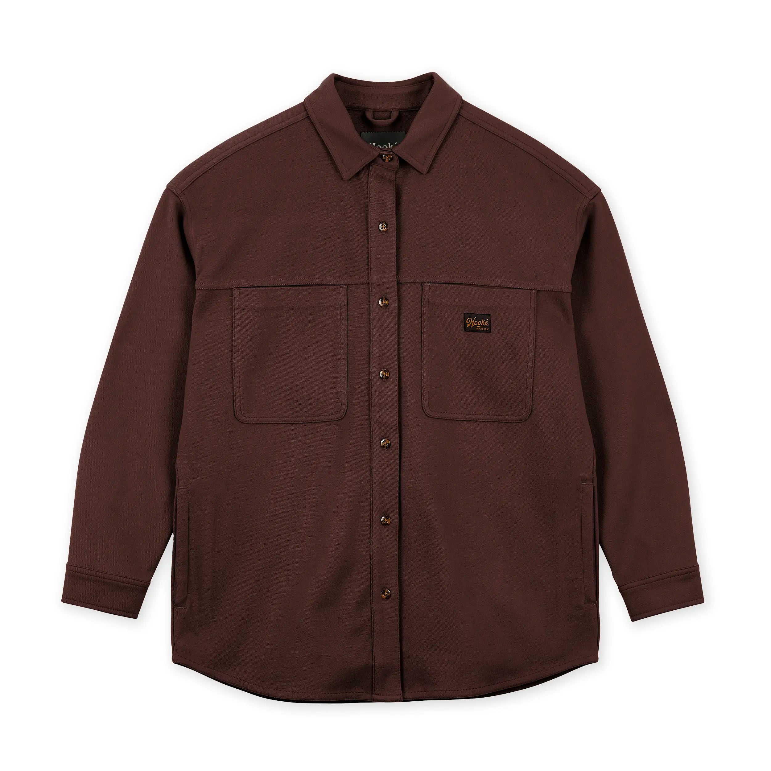 Fjord Oversized Root Beer Hooké Overshirt