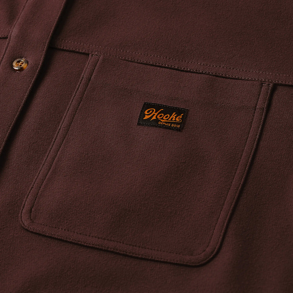 Fjord Oversized Root Beer Hooké Overshirt