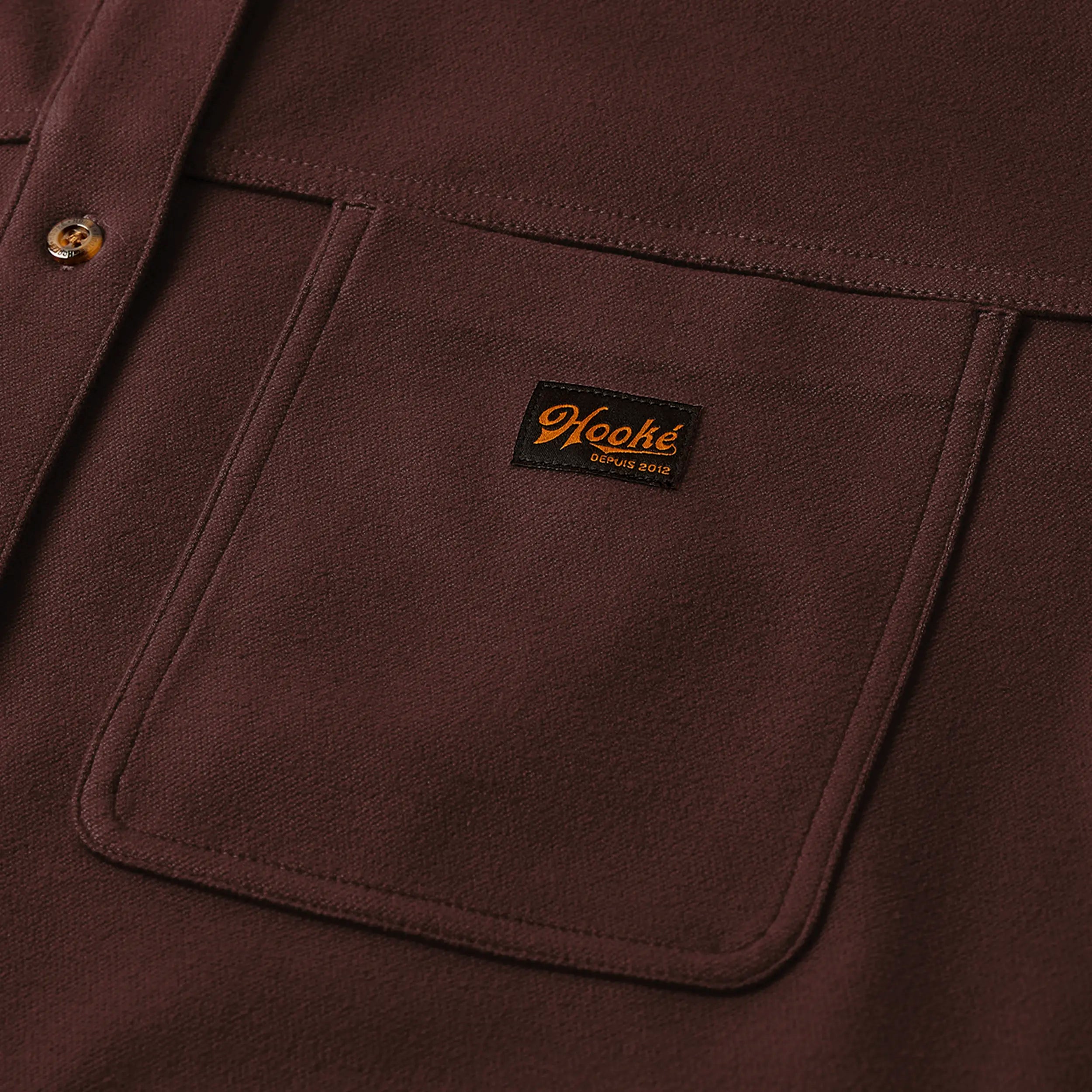 Fjord Oversized Root Beer Hooké Overshirt