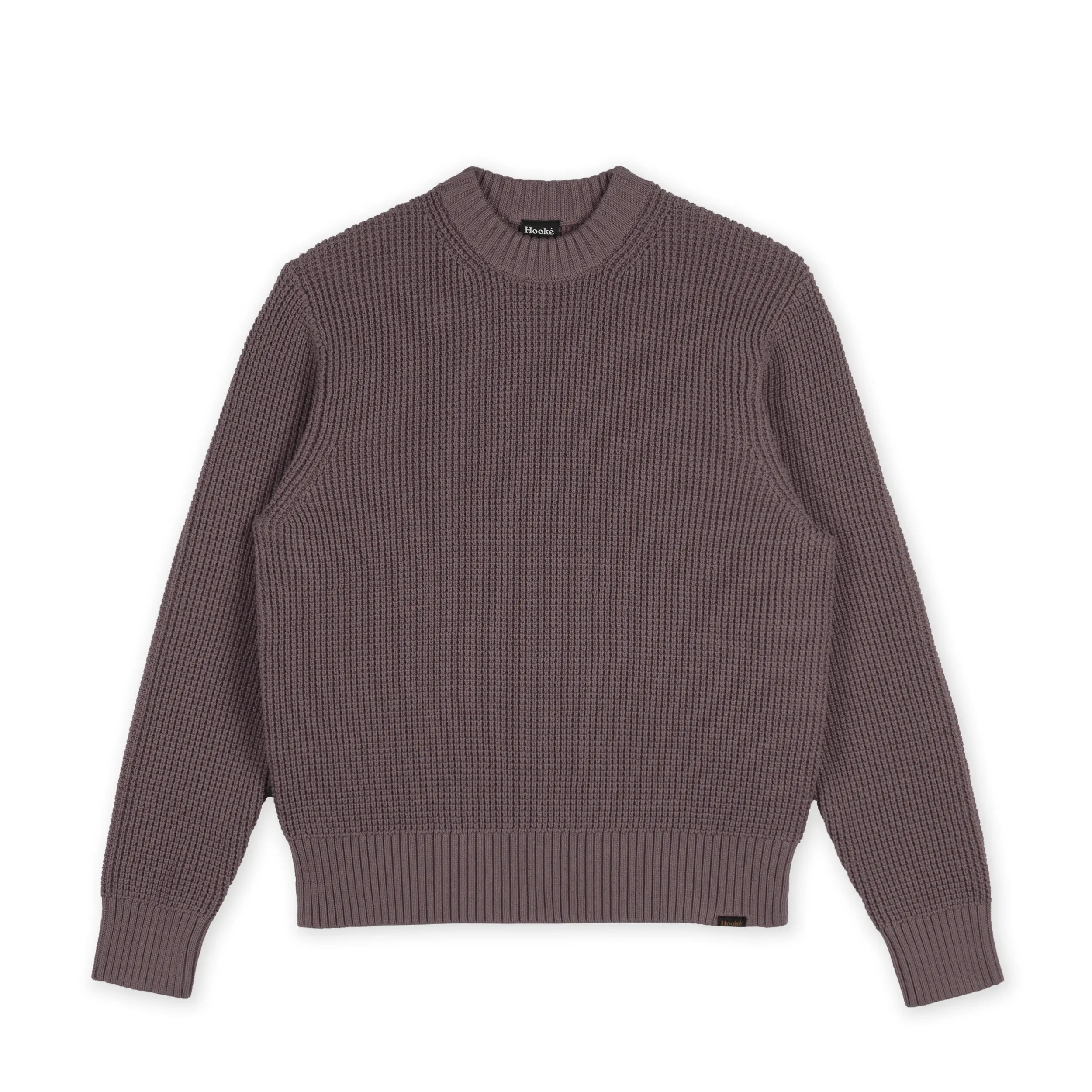 Pull Waffle Knit Fig Hooké