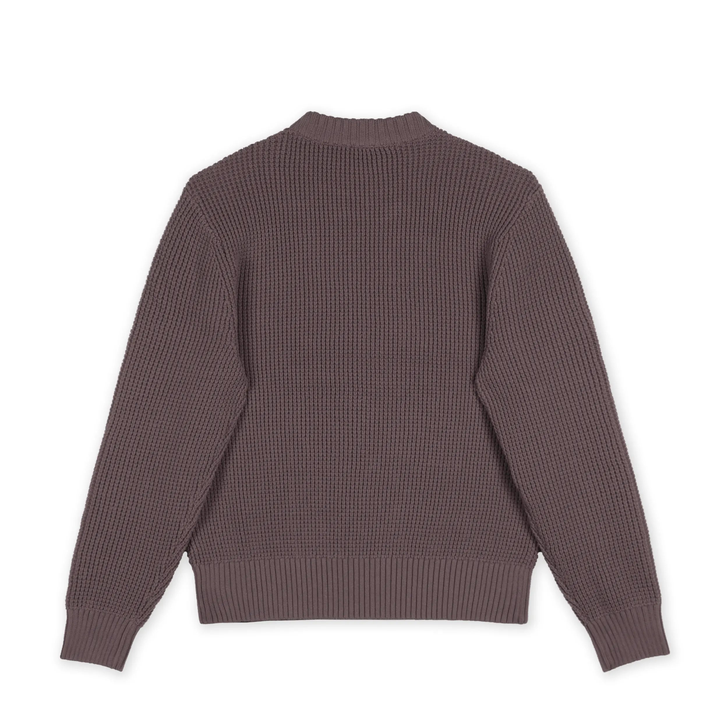 Pull Waffle Knit Fig Hooké