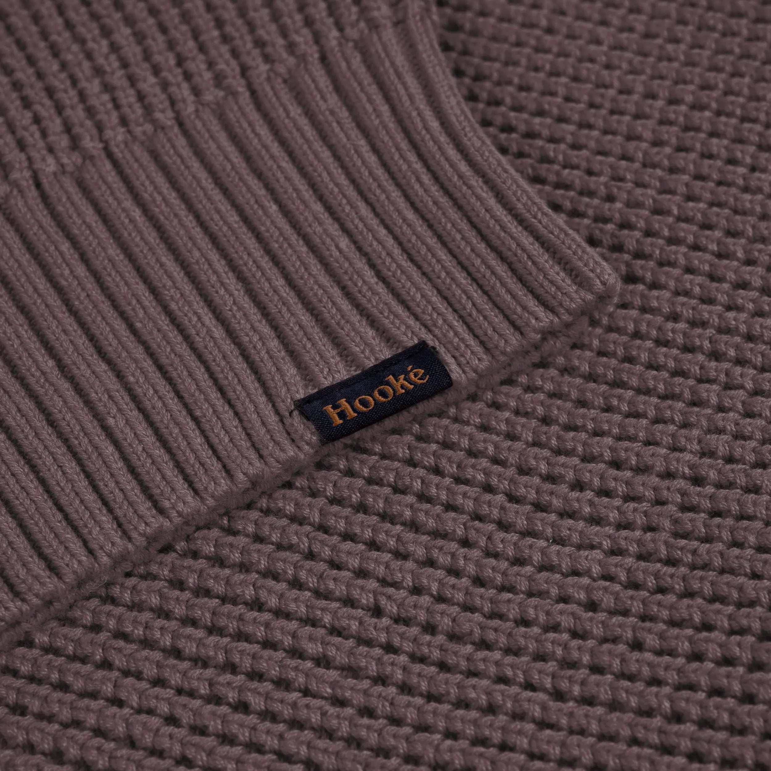 Pull Waffle Knit Fig Hooké