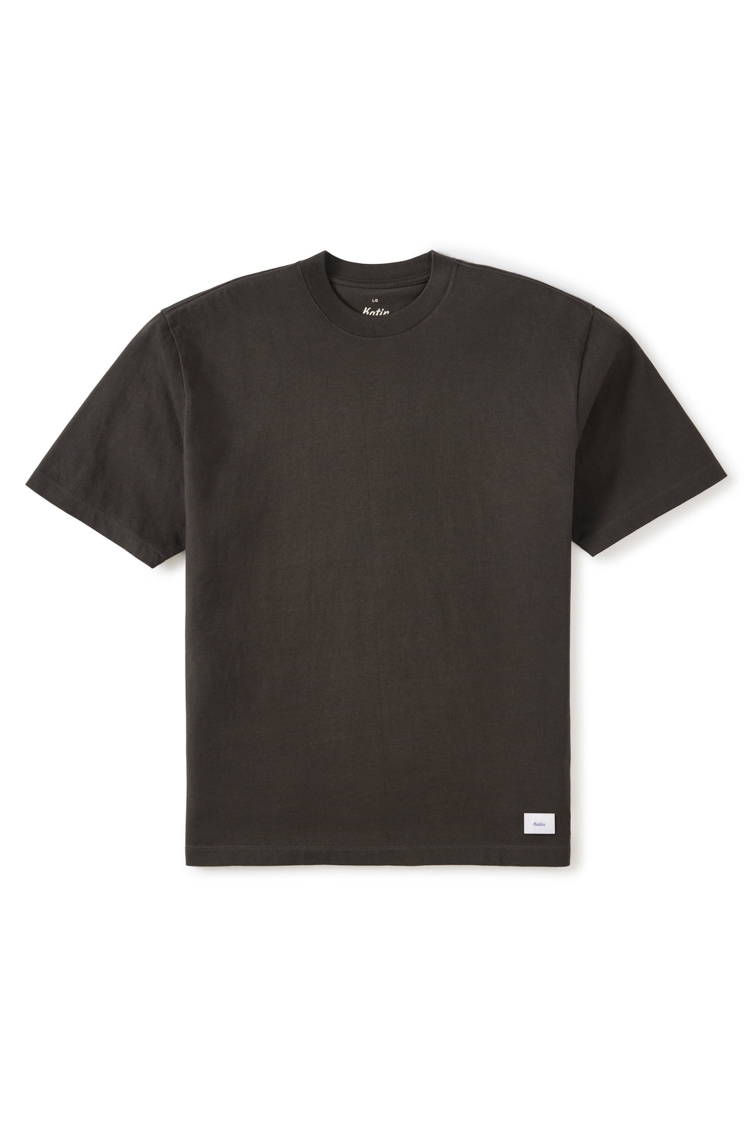 T-Shirt Box Fit Noir Wash Katin