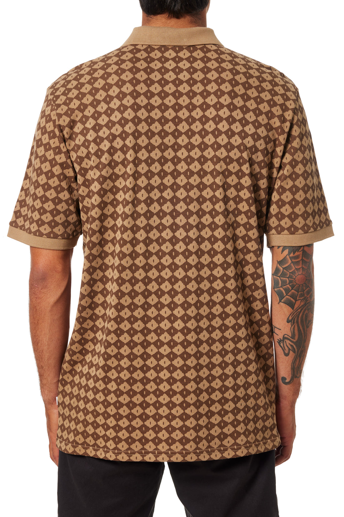 Polo Check Brun Katin