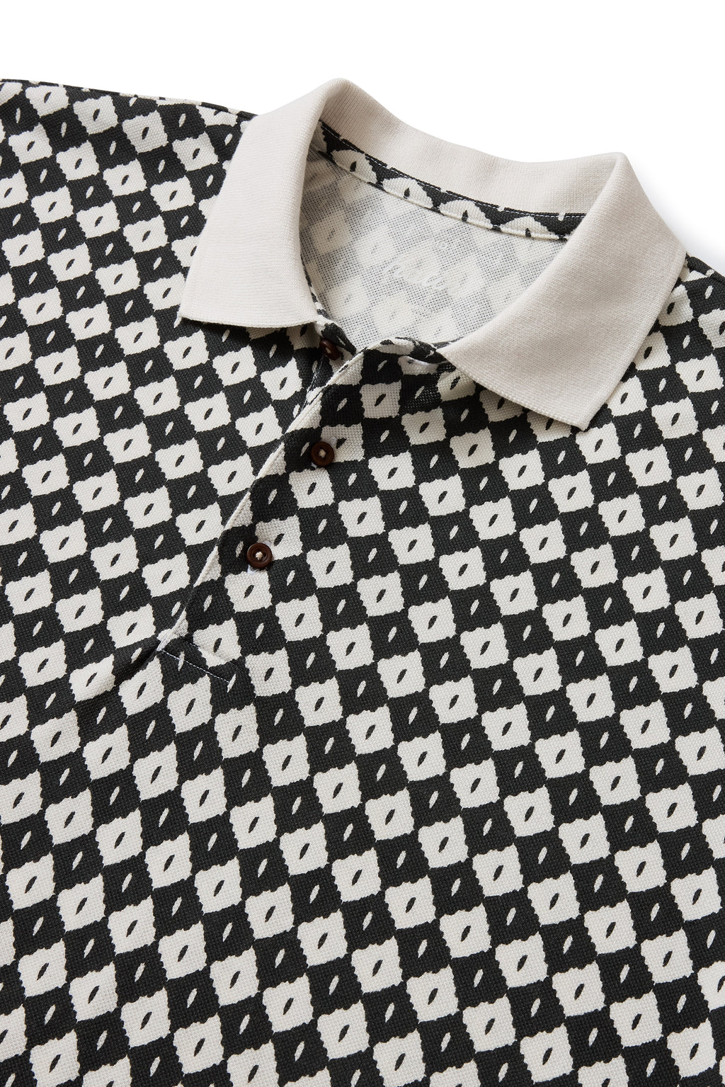 Katin Washed Black Check Polo