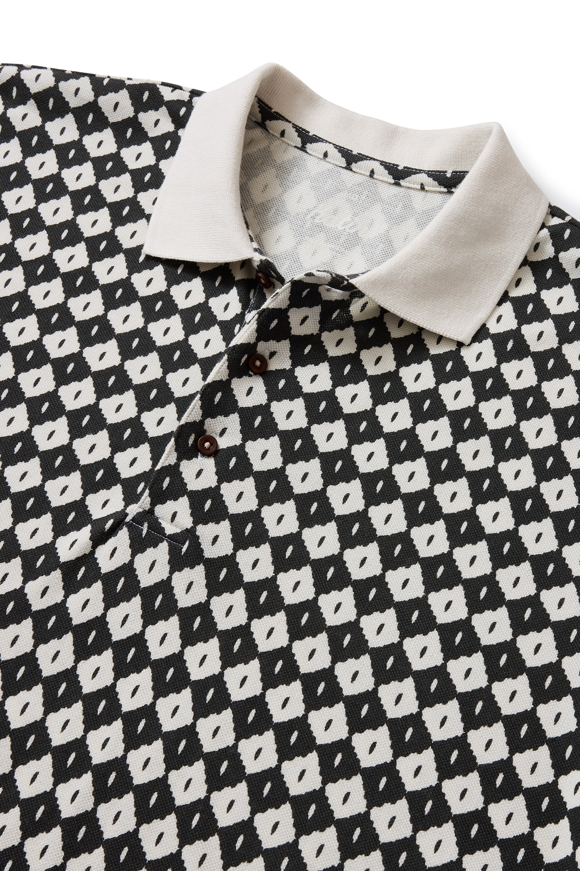 Katin Washed Black Check Polo