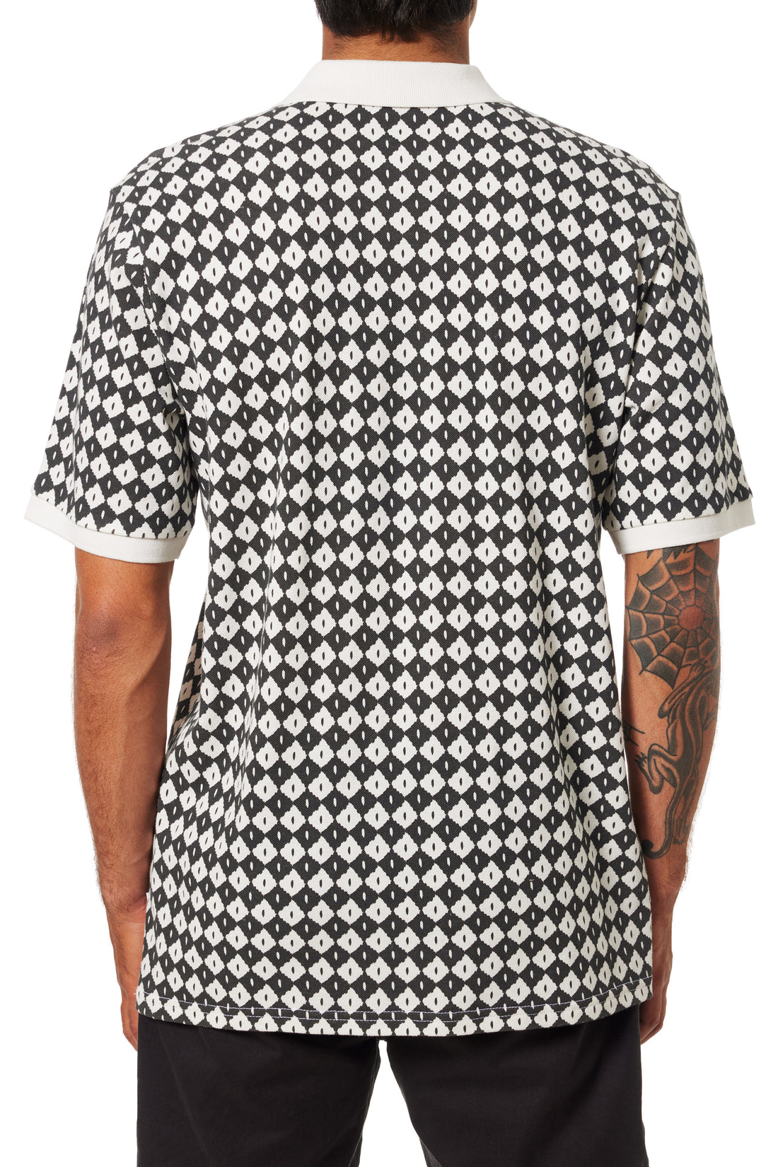 Polo Check Noir Délavée Katin