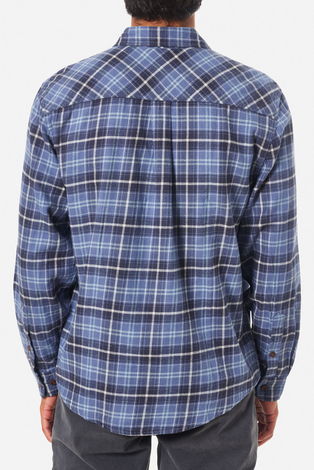 Chemise Derek Flannel Bleu Katin