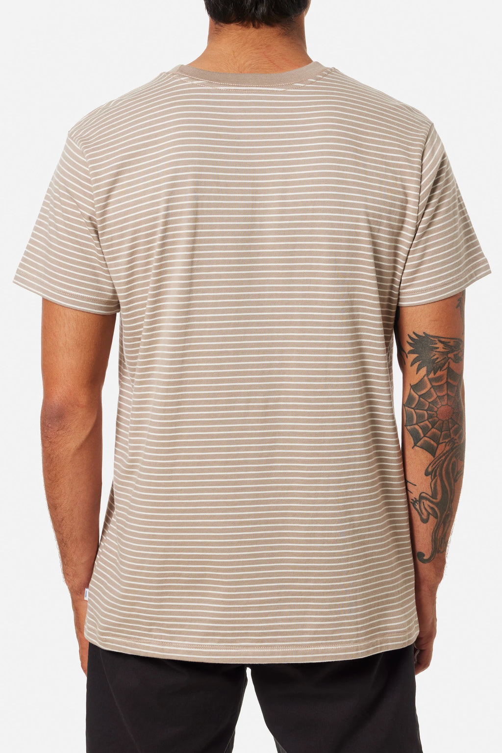 Katin Finley Pocket T-Shirt Taupe/White