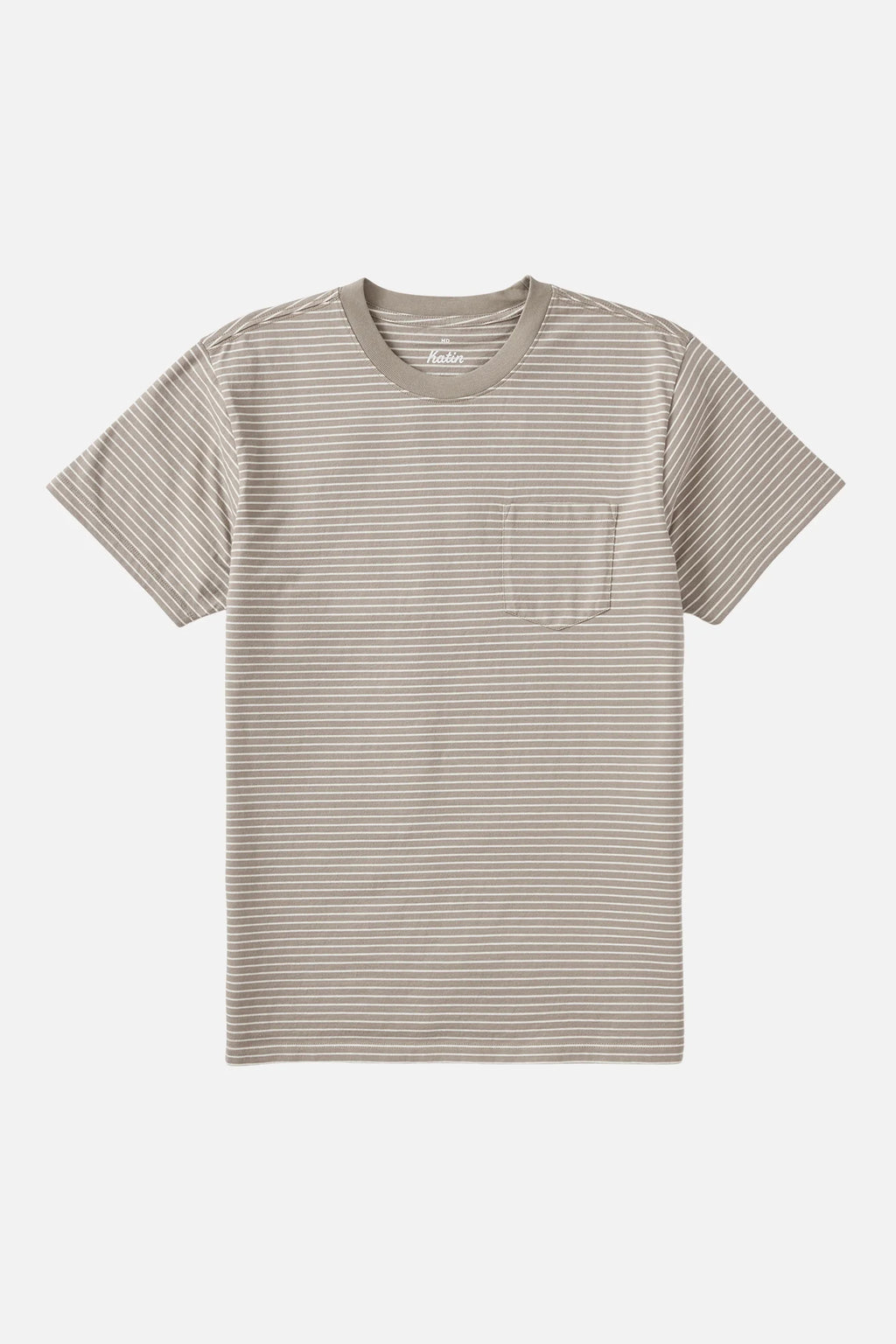 Katin Finley Pocket T-Shirt Taupe/White