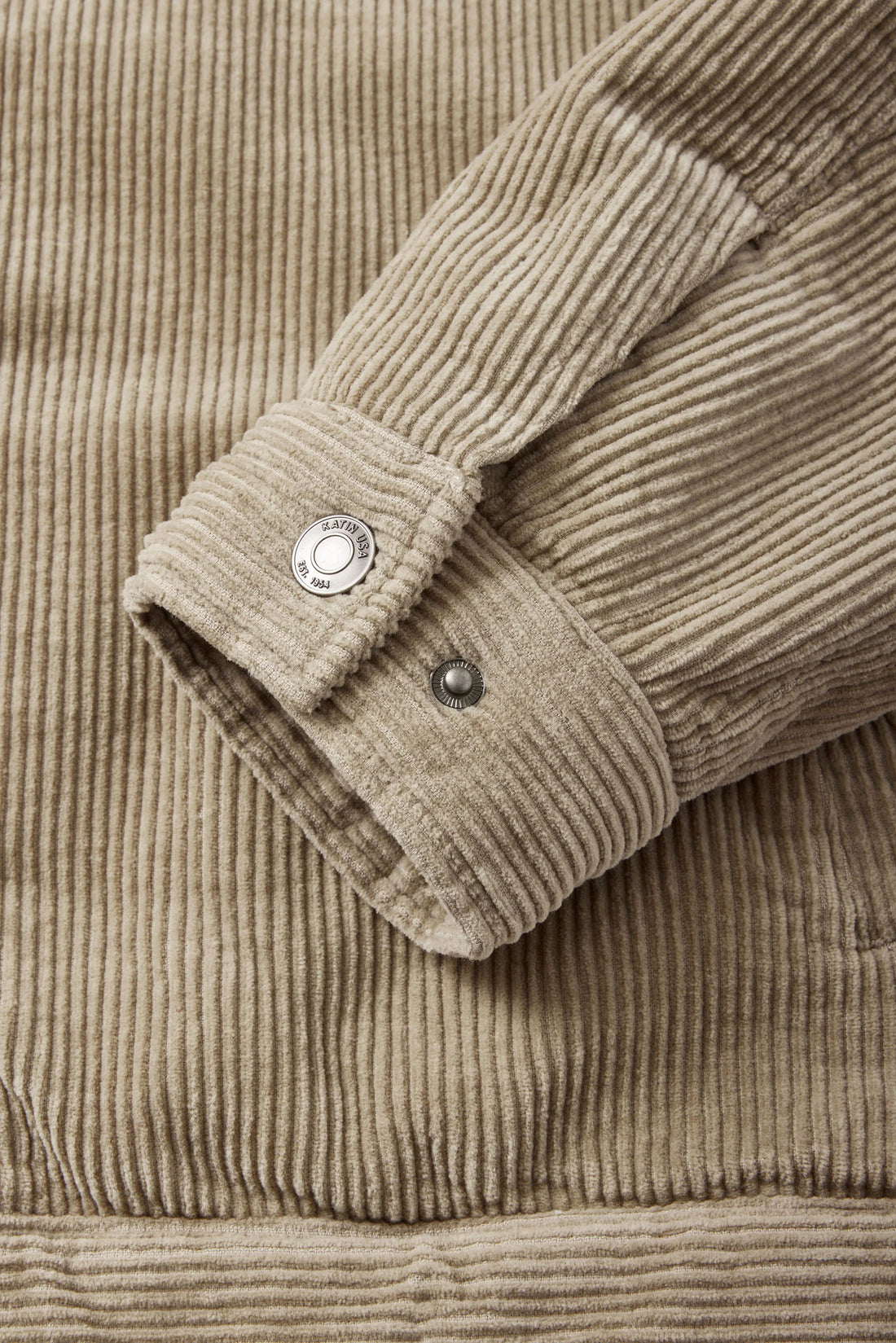 Manteau Harris Corduroy Beige Katin