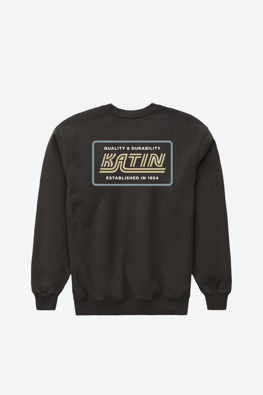 Chandail Pit Stop Crew Noir Wash Katin