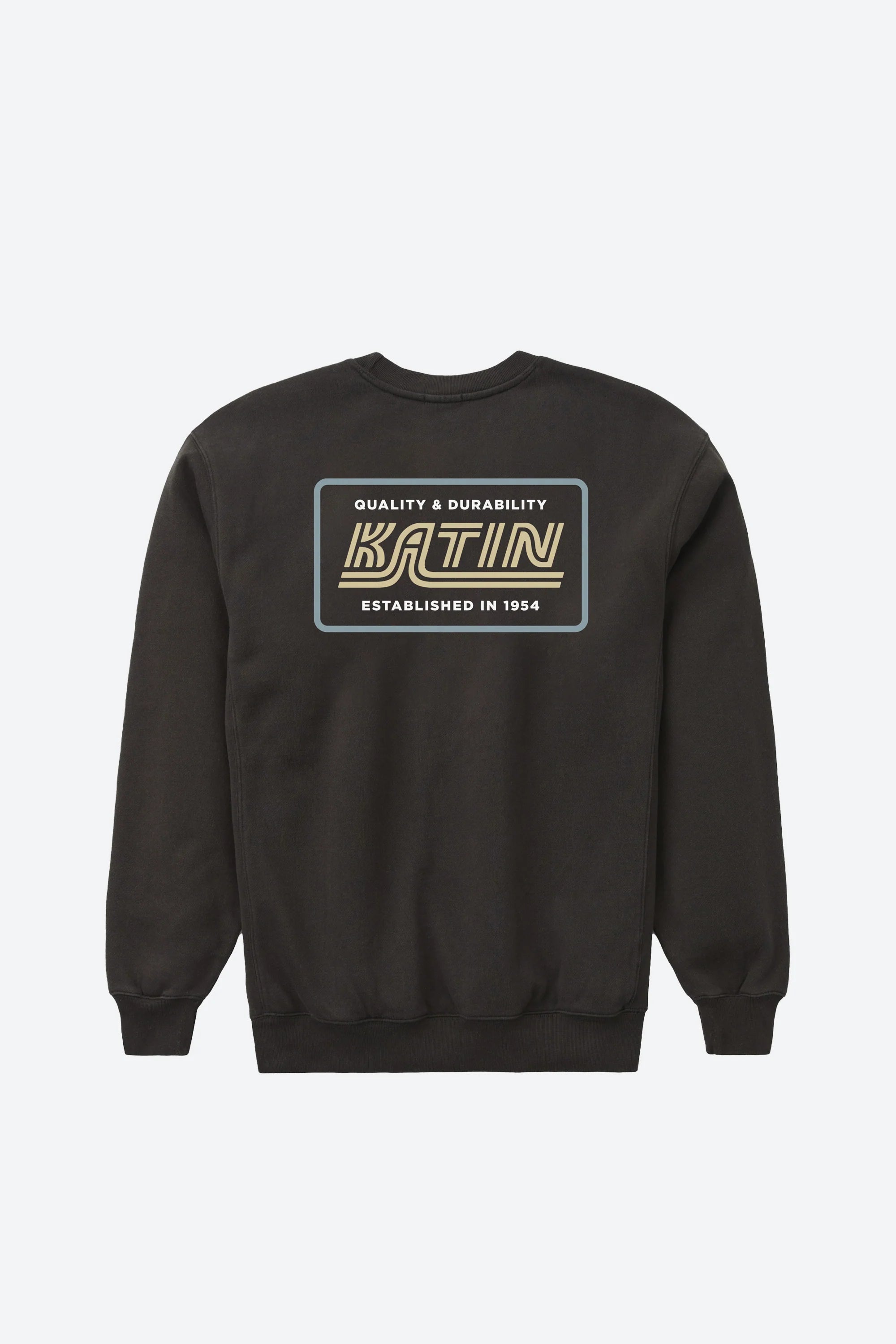 Chandail Pit Stop Crew Noir Wash Katin