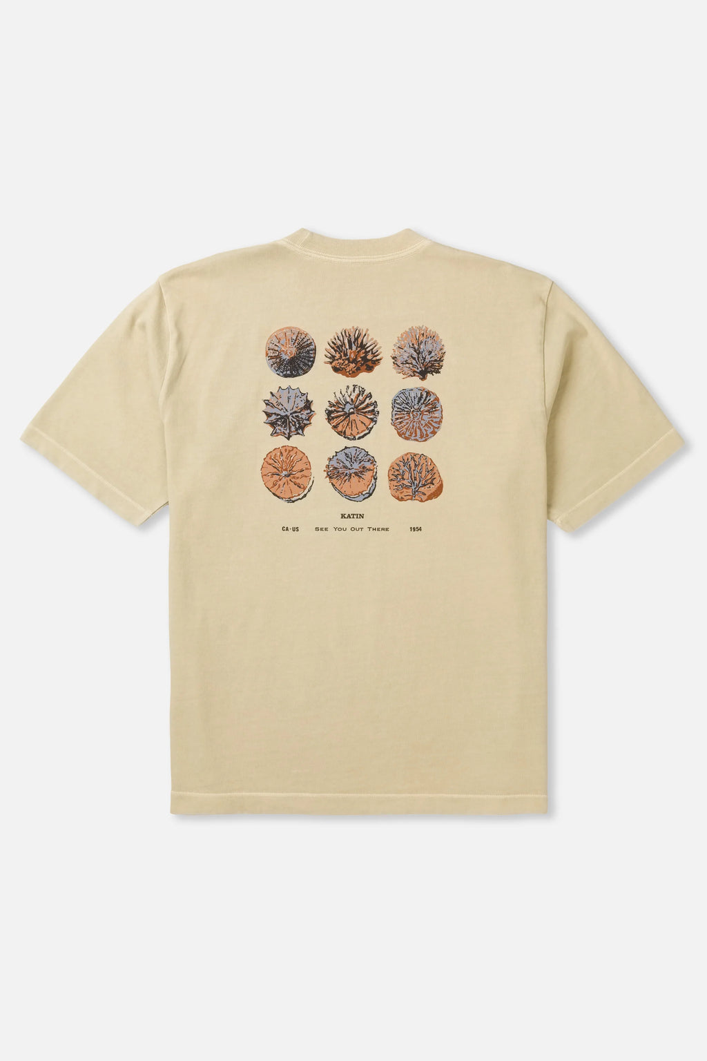 T-Shirt Specimen Box Beige Pelican Katin