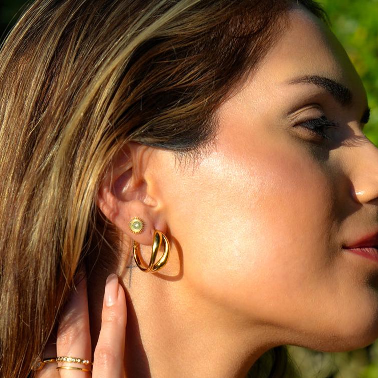 Boucles d'Oreilles Keiko Hackney Nine
