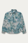 Kuwalla Tee Blue Watercolor Tapestry Overshirt