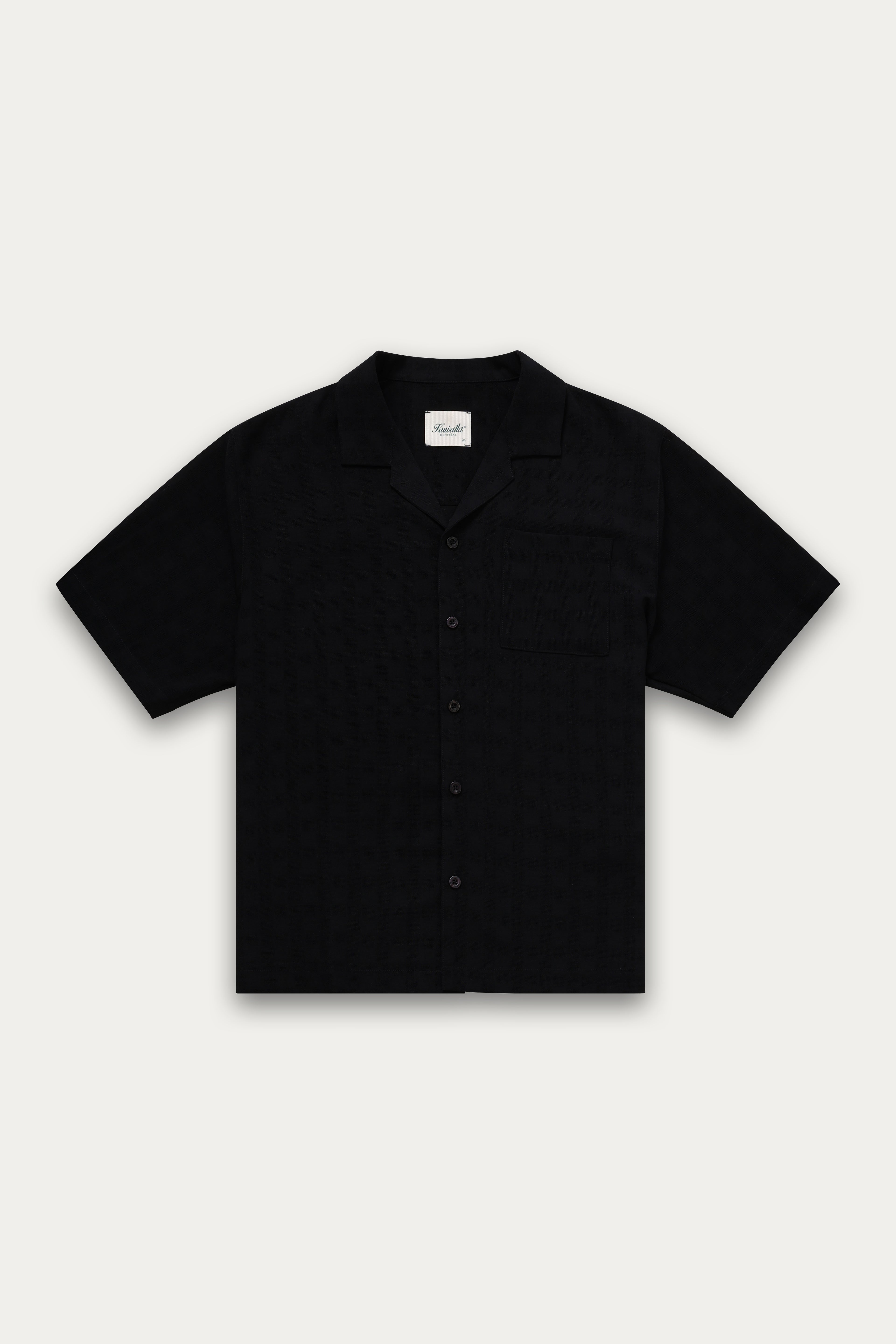 Kuwalla Tee Black Textured Shirt