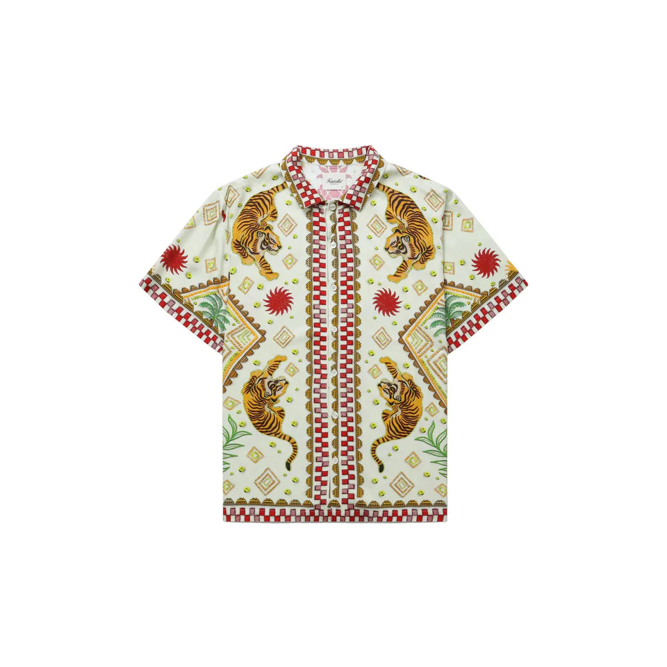 Chemise Beach Tiger Crème Kuwalla Tee